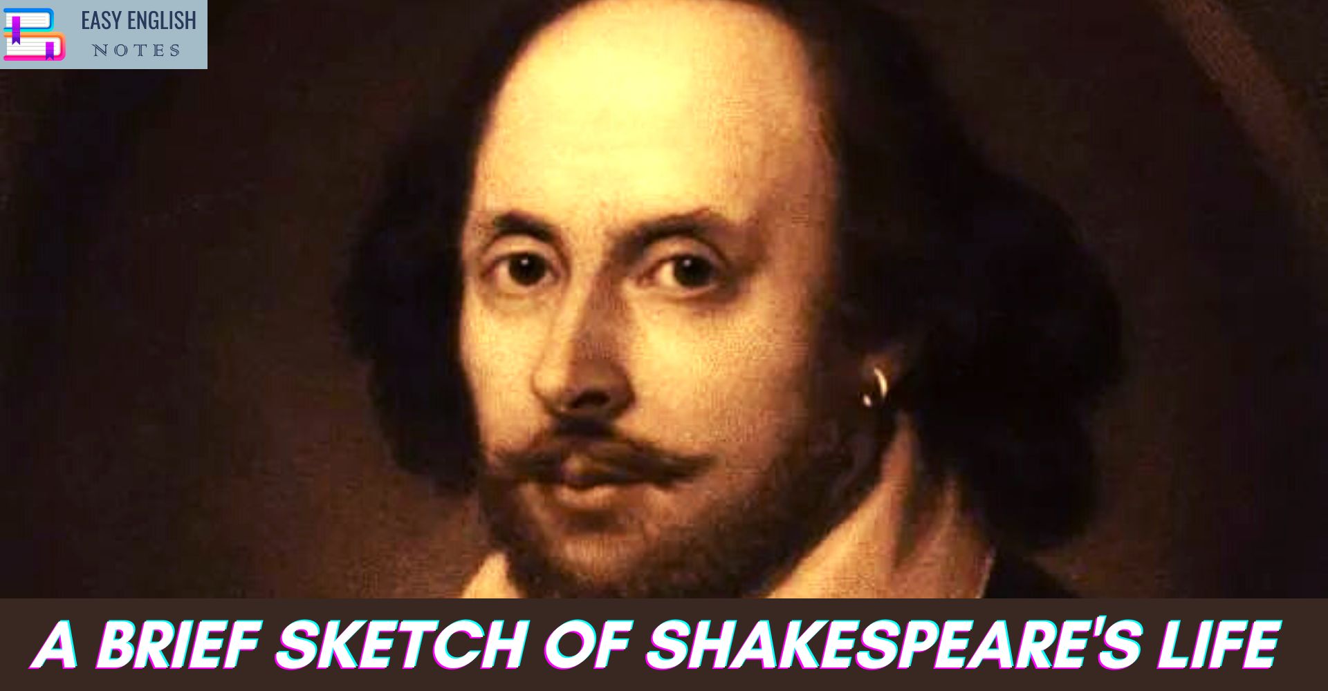 A brief sketch of Shakespeare's life