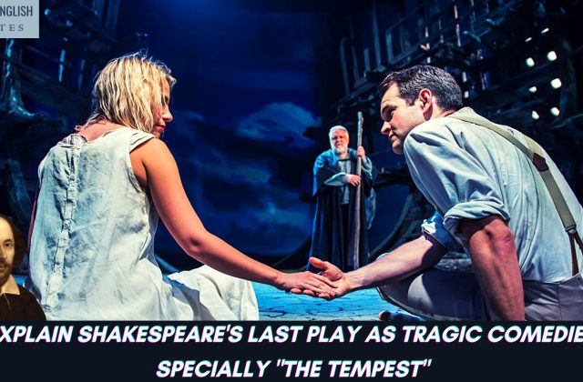 Explain Shakespeare's Last Play As Tragi Comedies Specially "The Tempest"