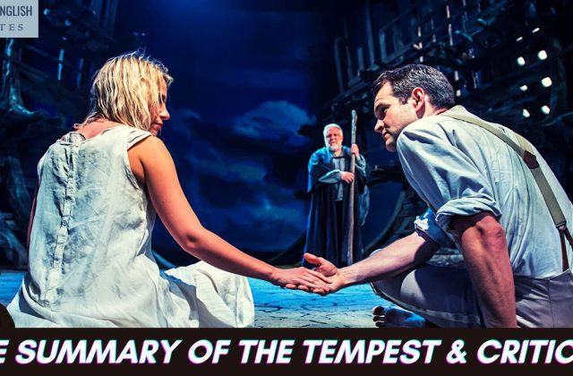 Give Summary Of The Tempest & Criticise