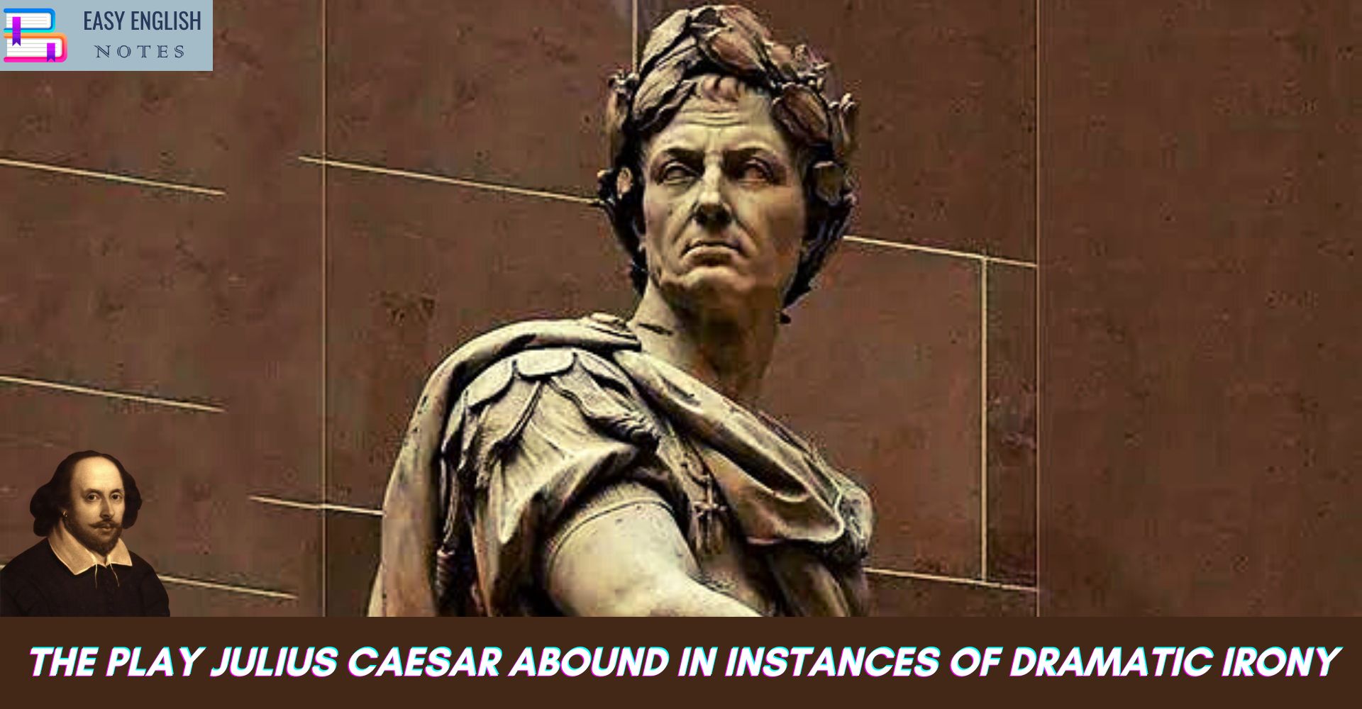The play Julius Caesar abound in instances of Dramatic Irony