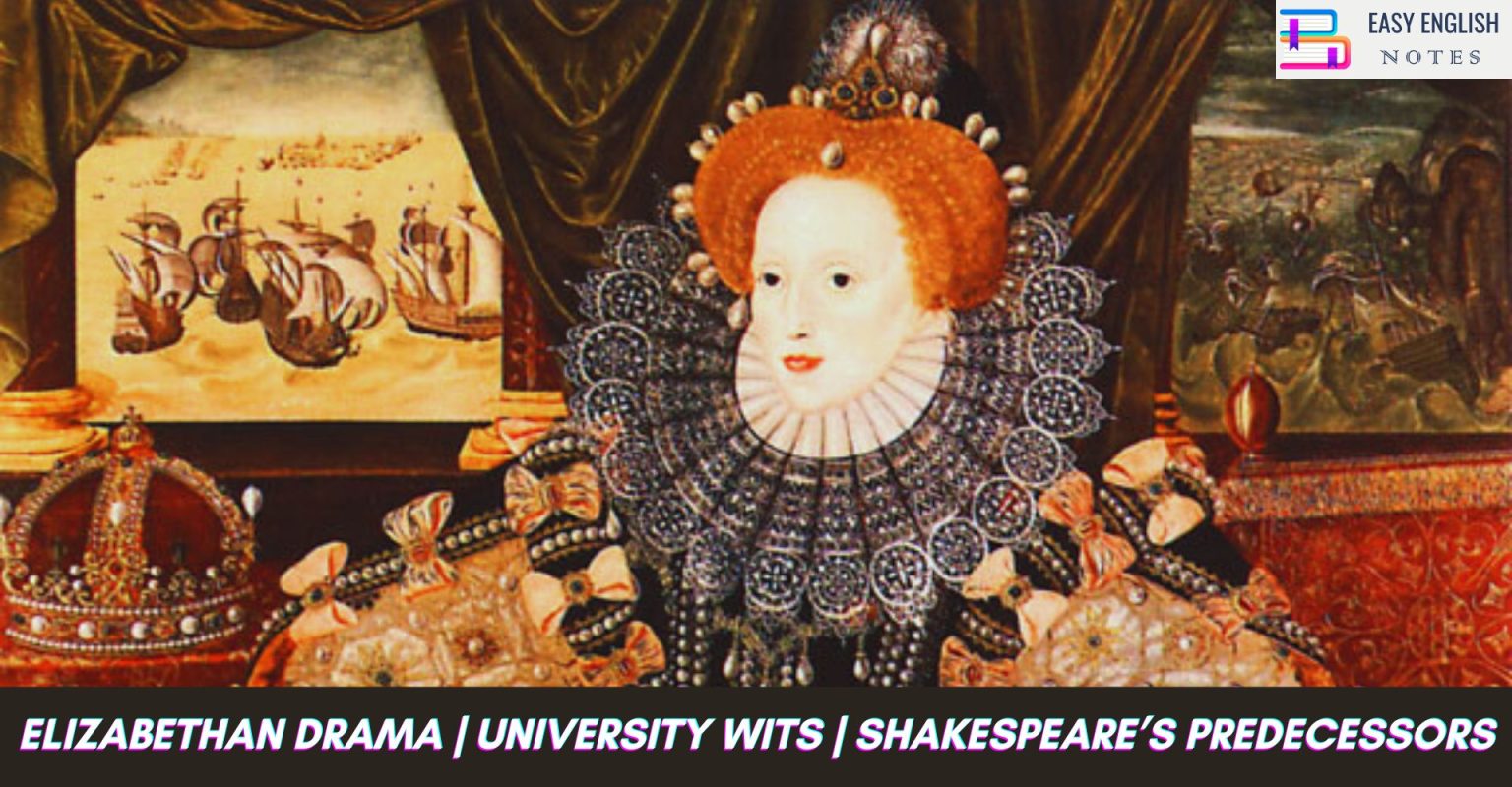 Elizabethan Drama University Wits Shakespeare’s Predecessors
