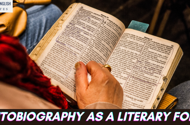 Autobiography as a literary form