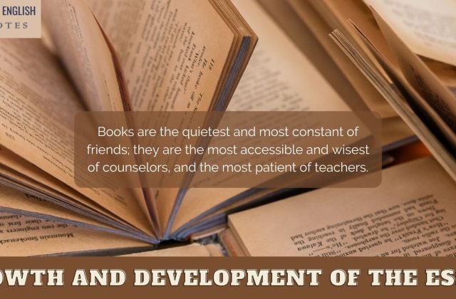 Growth and Development of the Essay