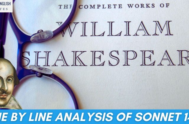 Line by Line Analysis of Sonnet 144