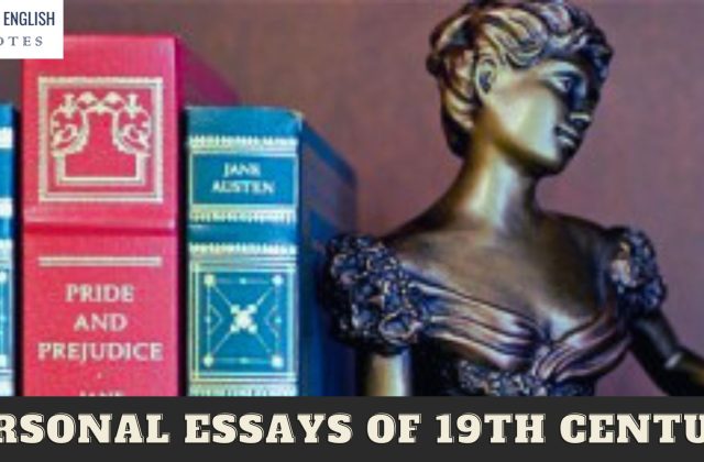 Personal Essays of 19th Century