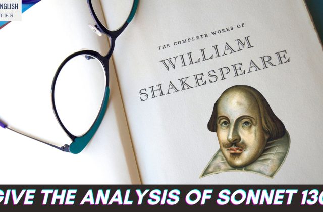 Give the analysis of Sonnet 130