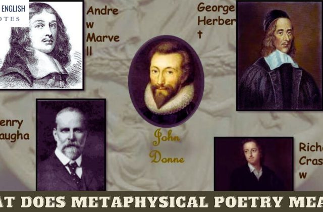 What does Metaphysical Poetry means?