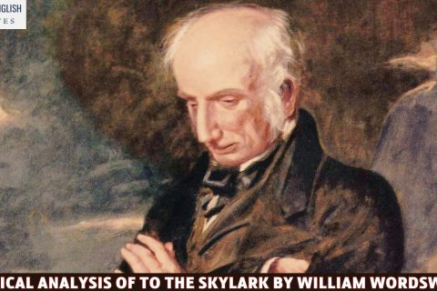 A Critical Analysis of To the Skylark by William Wordsworth