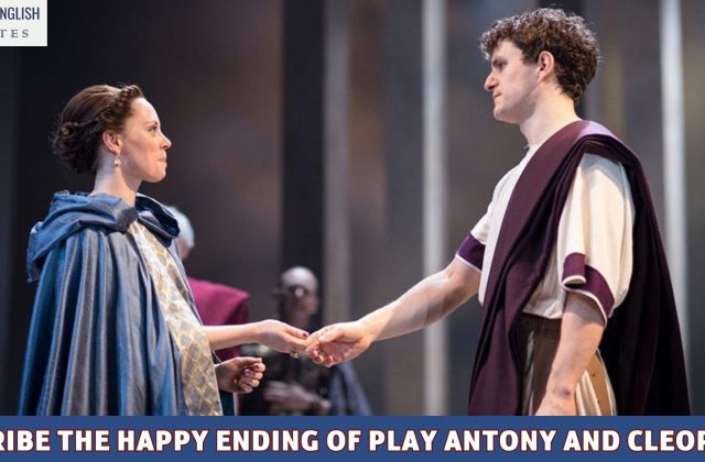 Describe the Happy Ending of Play Antony and Cleopatra