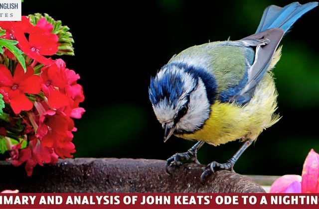 A Summary and Analysis of John Keats' Ode to a Nightingale