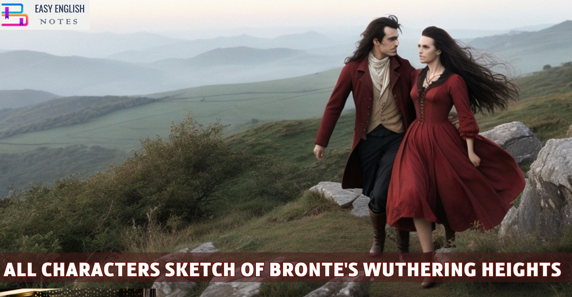 All Characters Sketch Of Bronte's Wuthering Heights