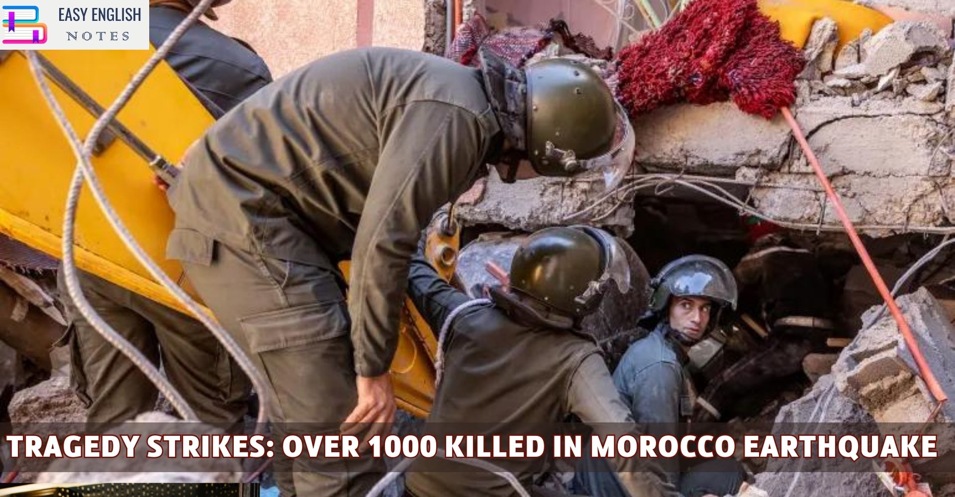 Tragedy Strikes: Over 1000 Killed In Morocco Earthquake