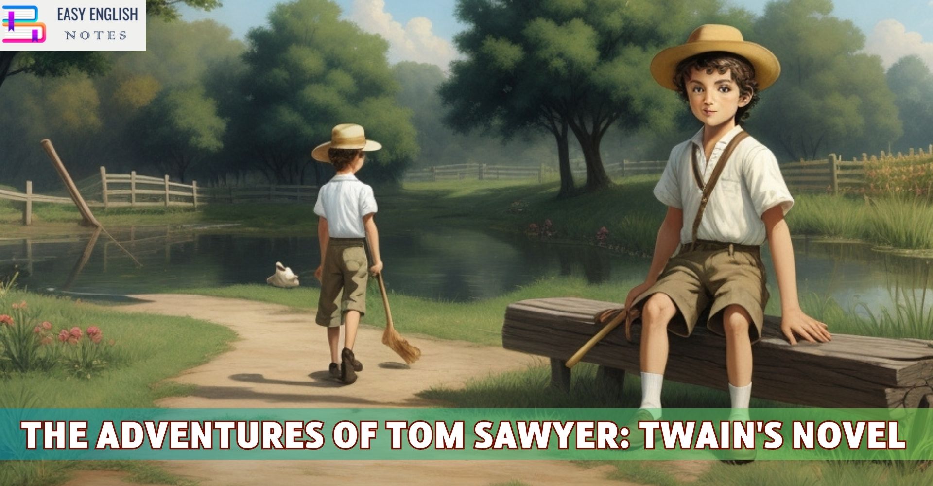 The Adventures of Tom Sawyer: Twain's Novel of Childhood and Adventure
