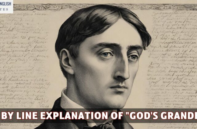 Line By Line Explanation Of "God's Grandeur"
