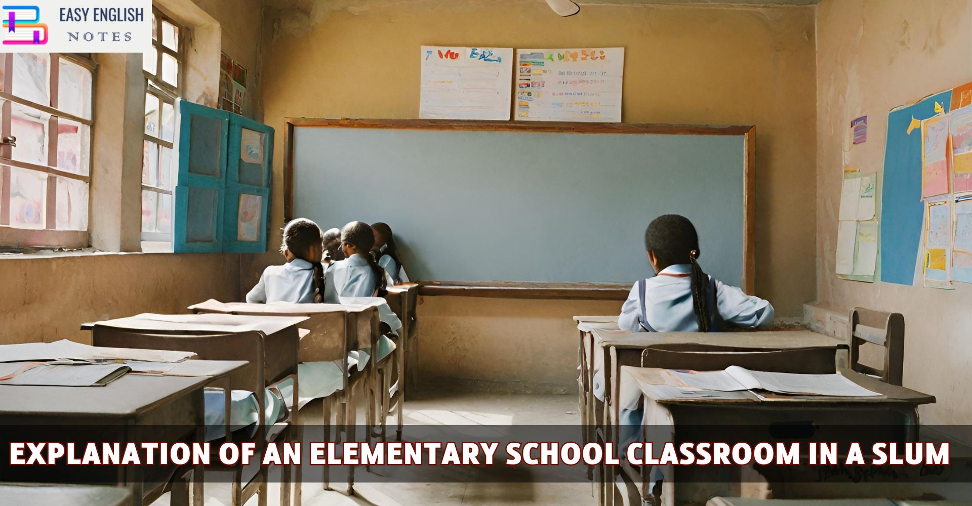 Explanation Of An Elementary School Classroom in a Slum