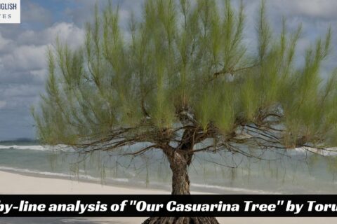 Line-by-line analysis of "Our Casuarina Tree" by Toru Dutt