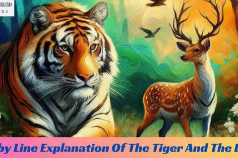 Line by Line Explanation Of The Tiger And The Deer By Sri Aurovindo
