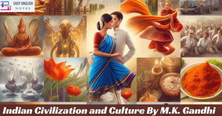 Indian Civilization and Culture By M.K. Gandhi