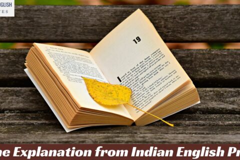 Some Explanation from Indian English Prose